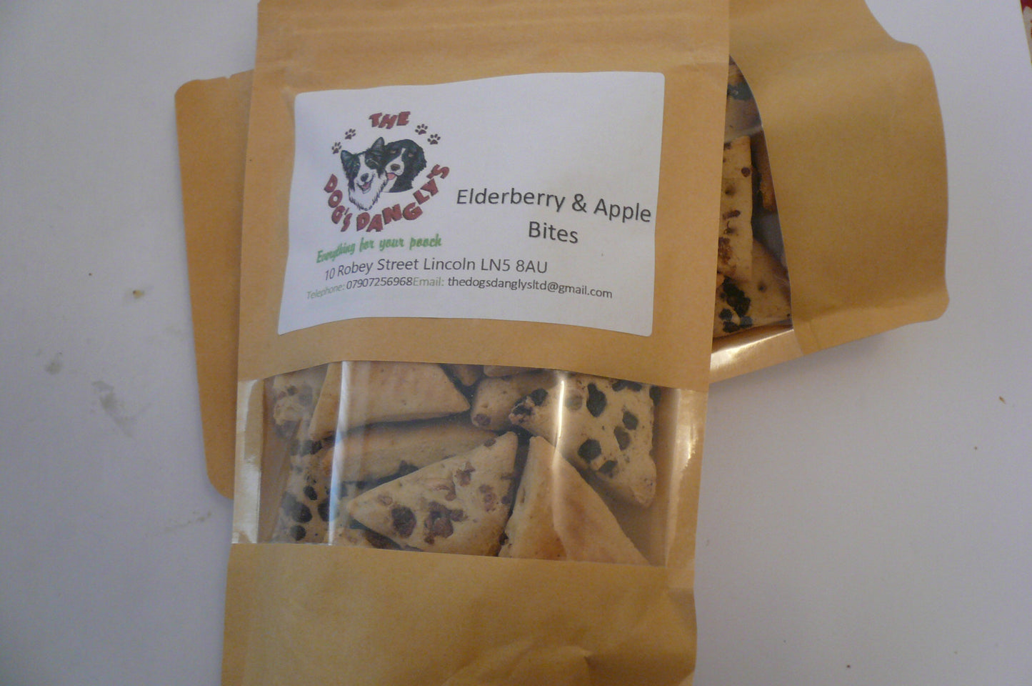 Dog Treats Elderberry and apple biscuits